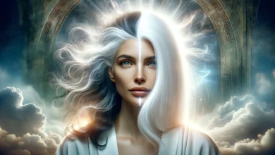 How Does a White Streak in Hair Symbolize Spiritual Meanings?
